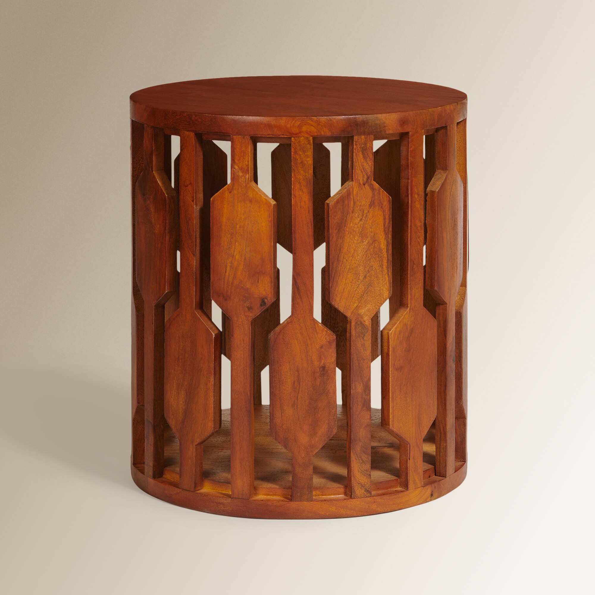 Mesa auxiliar de madera de mango Boria El Corte Inglés - Natural Natural-2