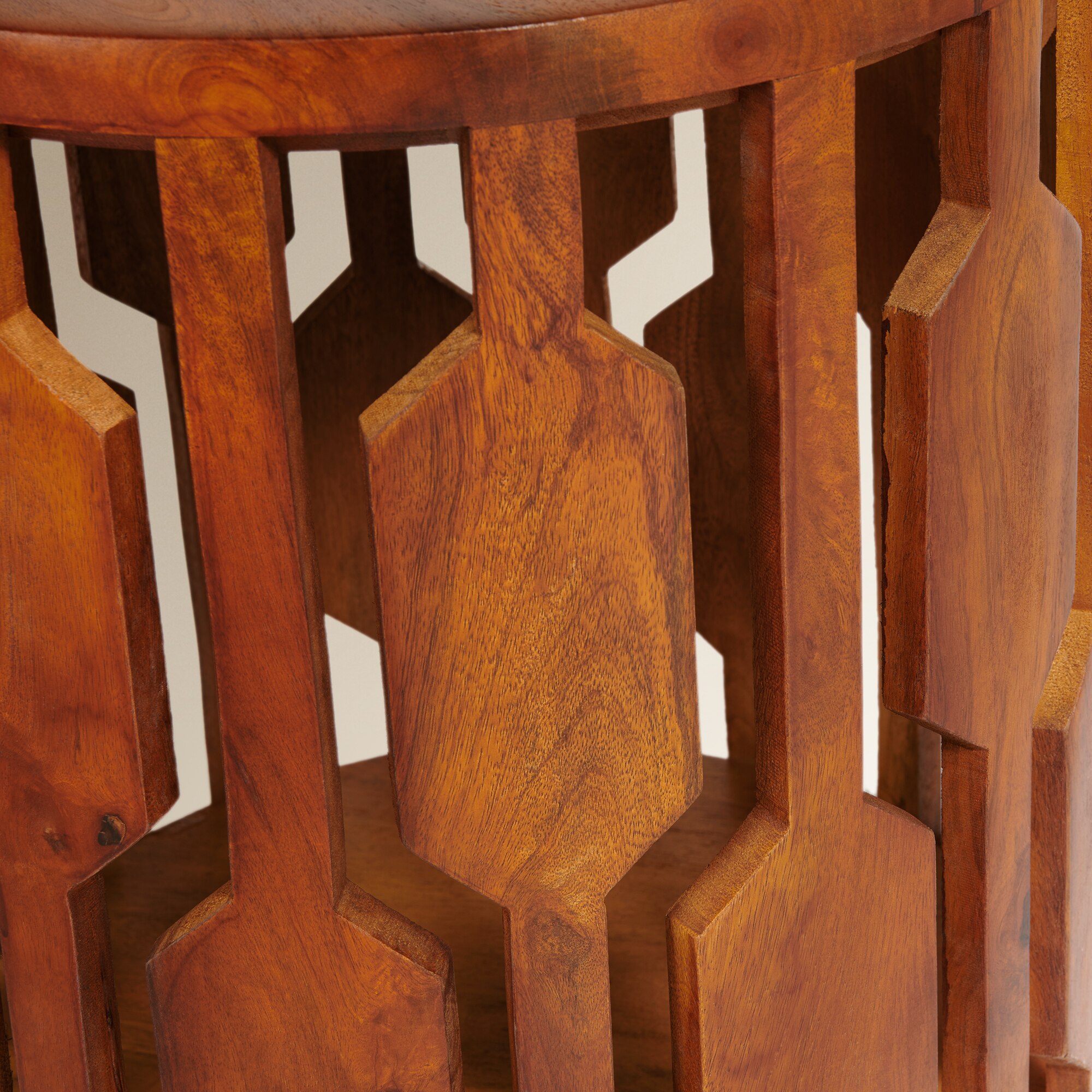 Mesa auxiliar de madera de mango Boria El Corte Inglés - Natural Natural-3