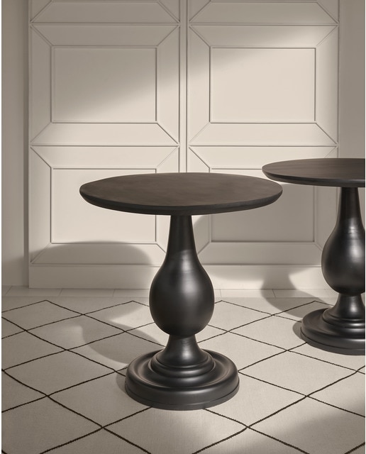 Mesa auxiliar de madera de mango Lucio El Corte Inglés - Negro Negro-4
