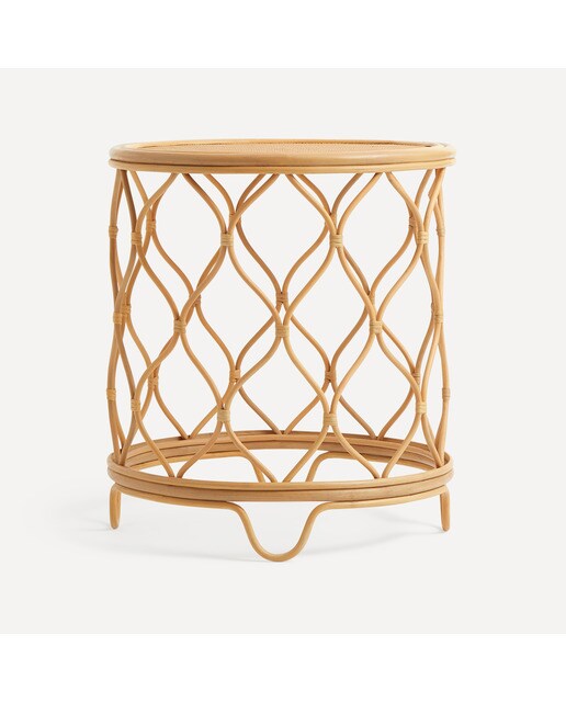 Mesa Auxiliar de Rotim Ariel Natural-2