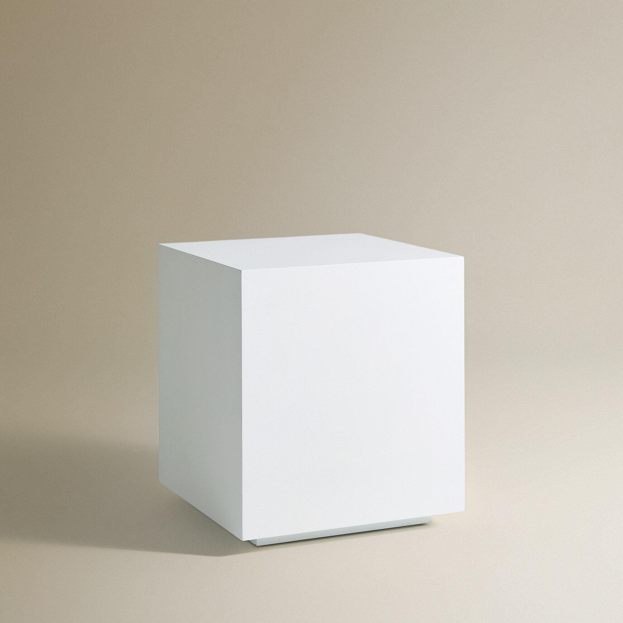 Mesa auxiliar en mate Ovar El Corte Inglés - Blanco mate Blanco mate-2