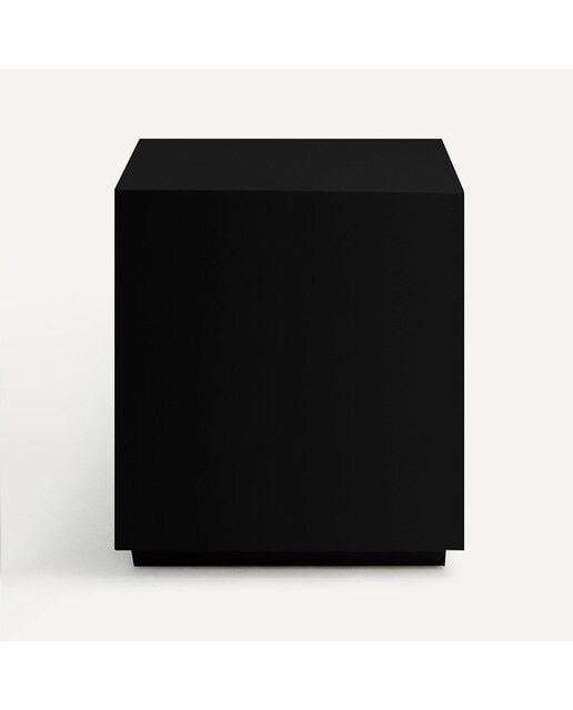 Mesa auxiliar en mate Ovar El Corte Inglés - Negro Negro-2