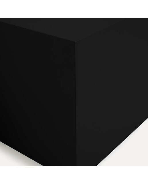 Mesa auxiliar en mate Ovar El Corte Inglés - Negro Negro-4