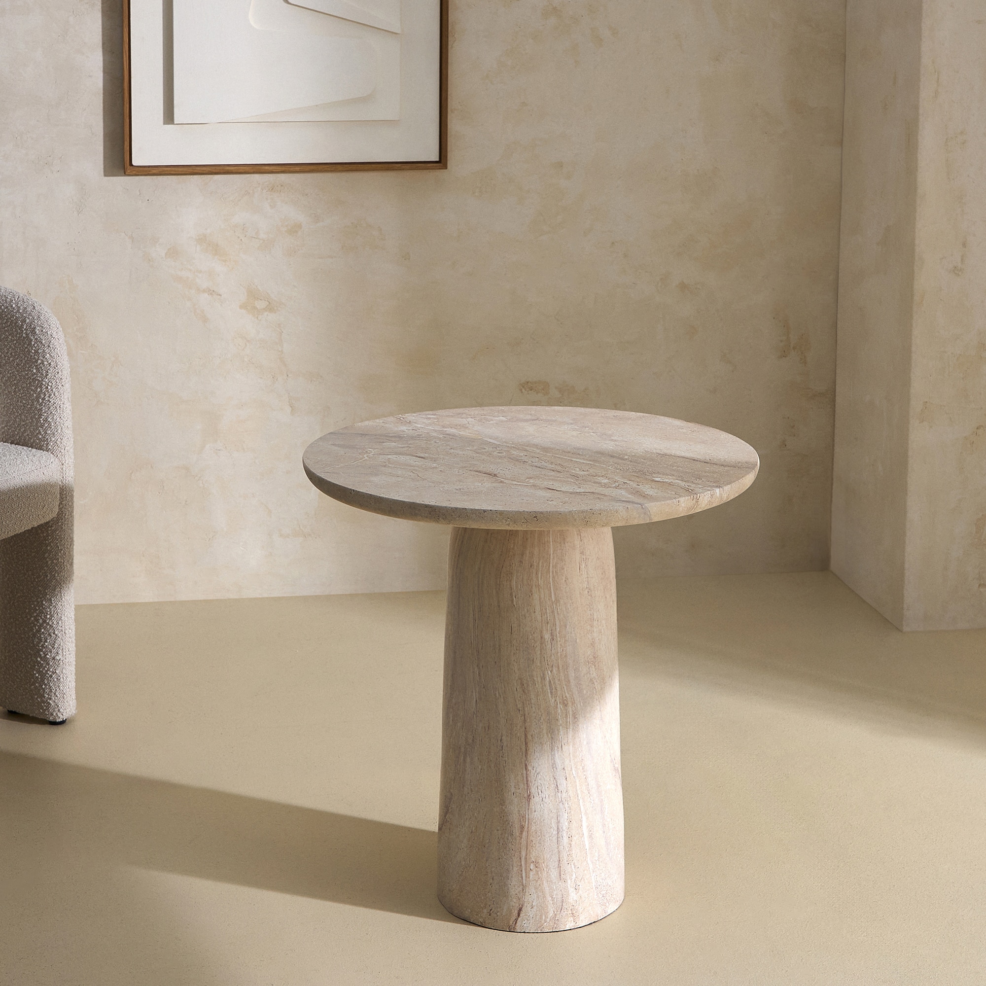 Mesa auxiliar de policemento Ginger Room-El Corte Inglés - Beige Beige-1