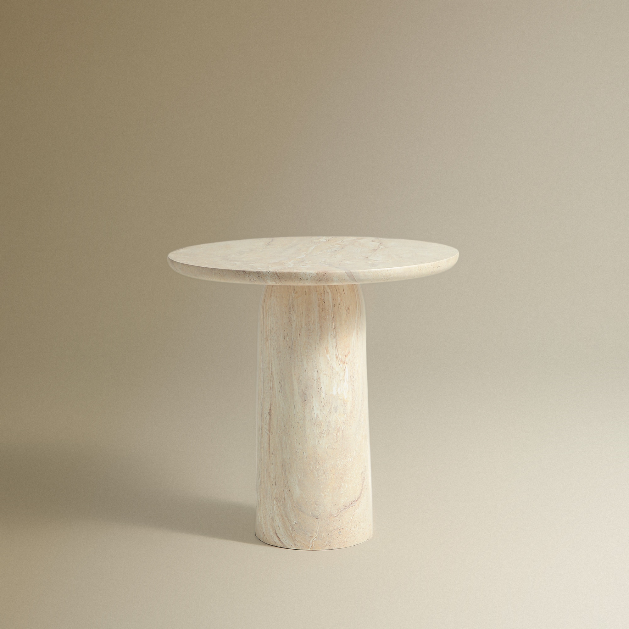 Mesa auxiliar de policemento Ginger Room-El Corte Inglés - Beige Beige-2