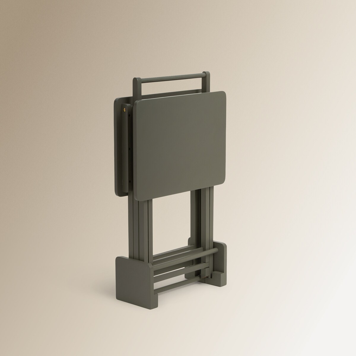 Conjunto de 2 Mesas Auxiliares Dobráveis Parson Verde-4