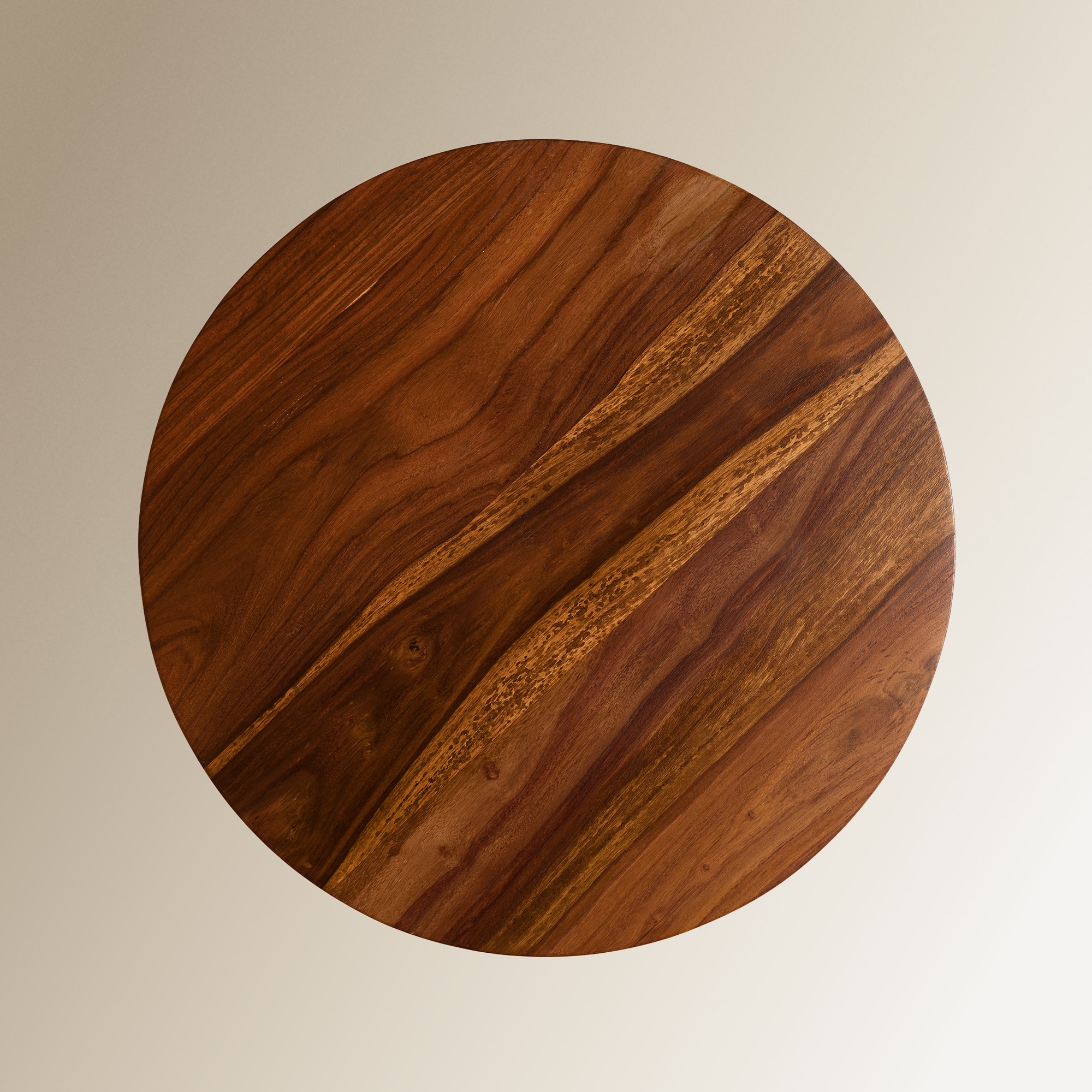 Mesa Auxiliar de Madeira de Palissandro Bruno Natural-5