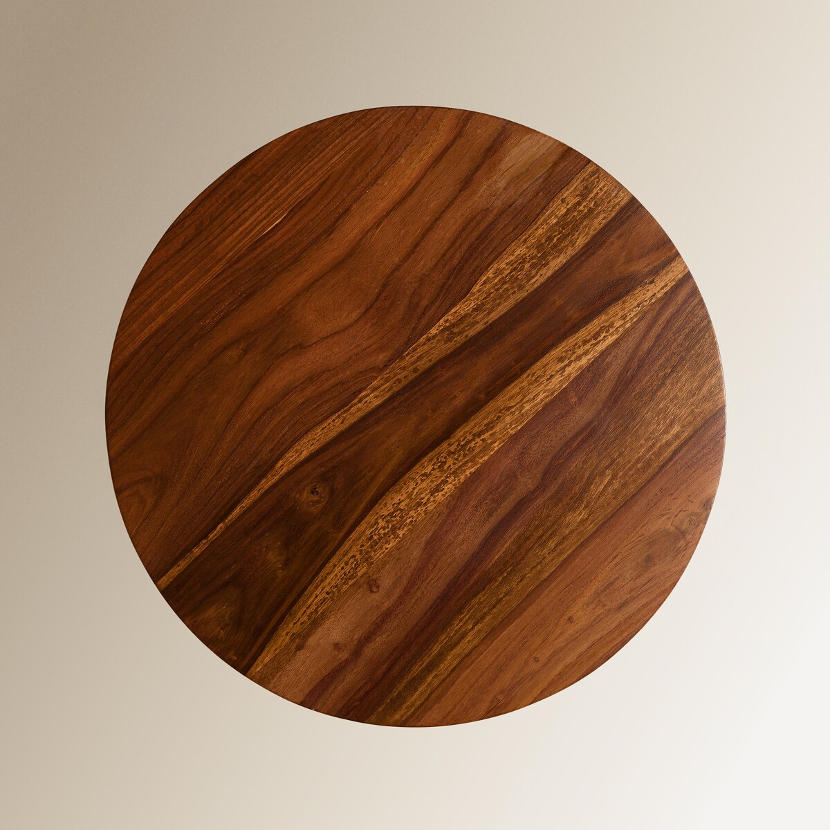 Mesa Auxiliar de Madeira de Palissandro Bruno Natural-5