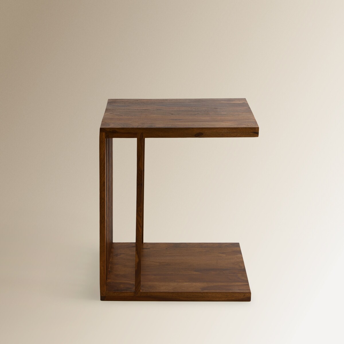 Mesa auxiliar de madera de palisandro Bruno C El Corte Inglés Natural-4