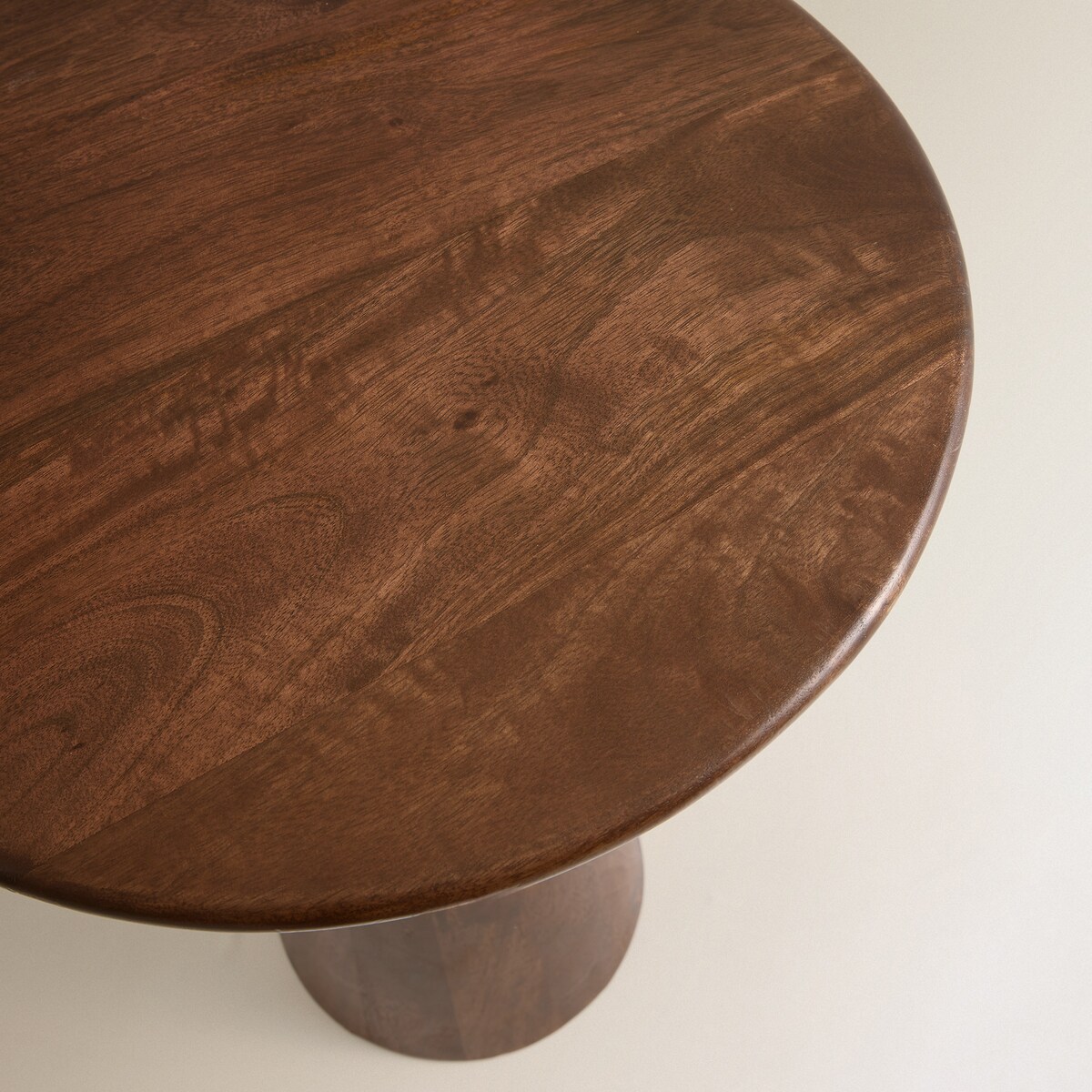 Mesa Auxiliar de Madeira de Mangueira Kenia Natural-3