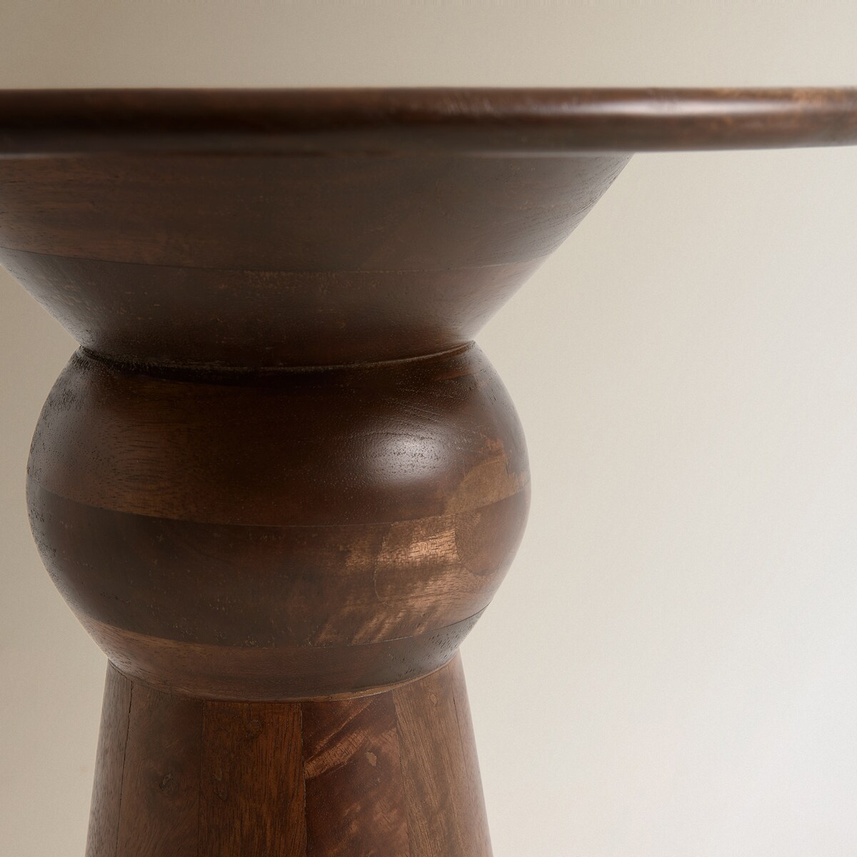 Mesa Auxiliar de Madeira de Mangueira Kenia Natural-4