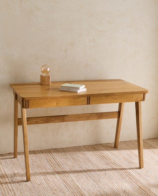 Escritorio de madera de roble Edison El Corte Inglés