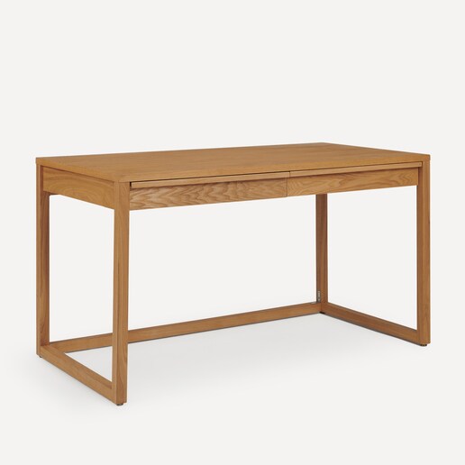 Mesa de escritorio de fresno Lincoln El Corte Inglés
