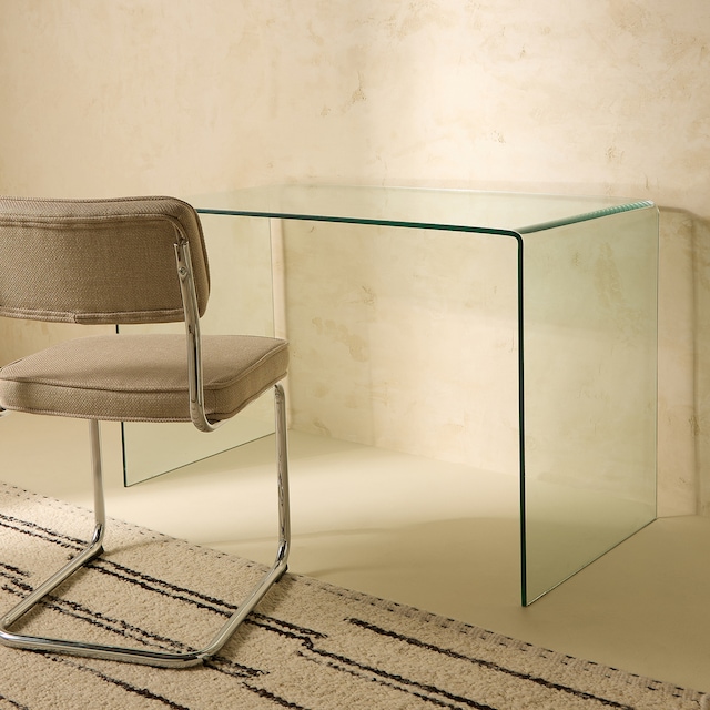 Imagen 0 de Mesa de escritorio de cristal Shiny El Corte Inglés