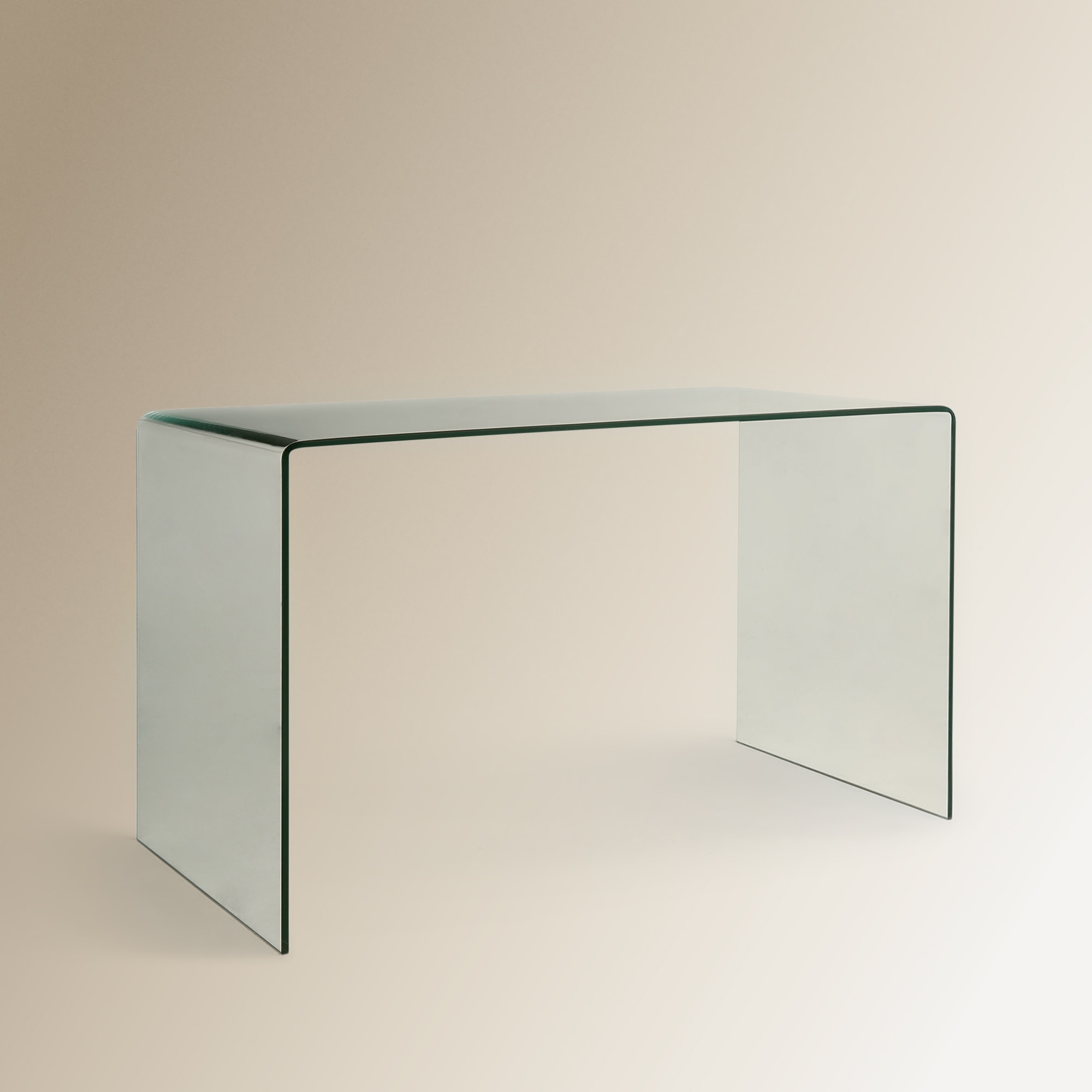 Mesa de Secretária de Vidro Shiny Transparente-2