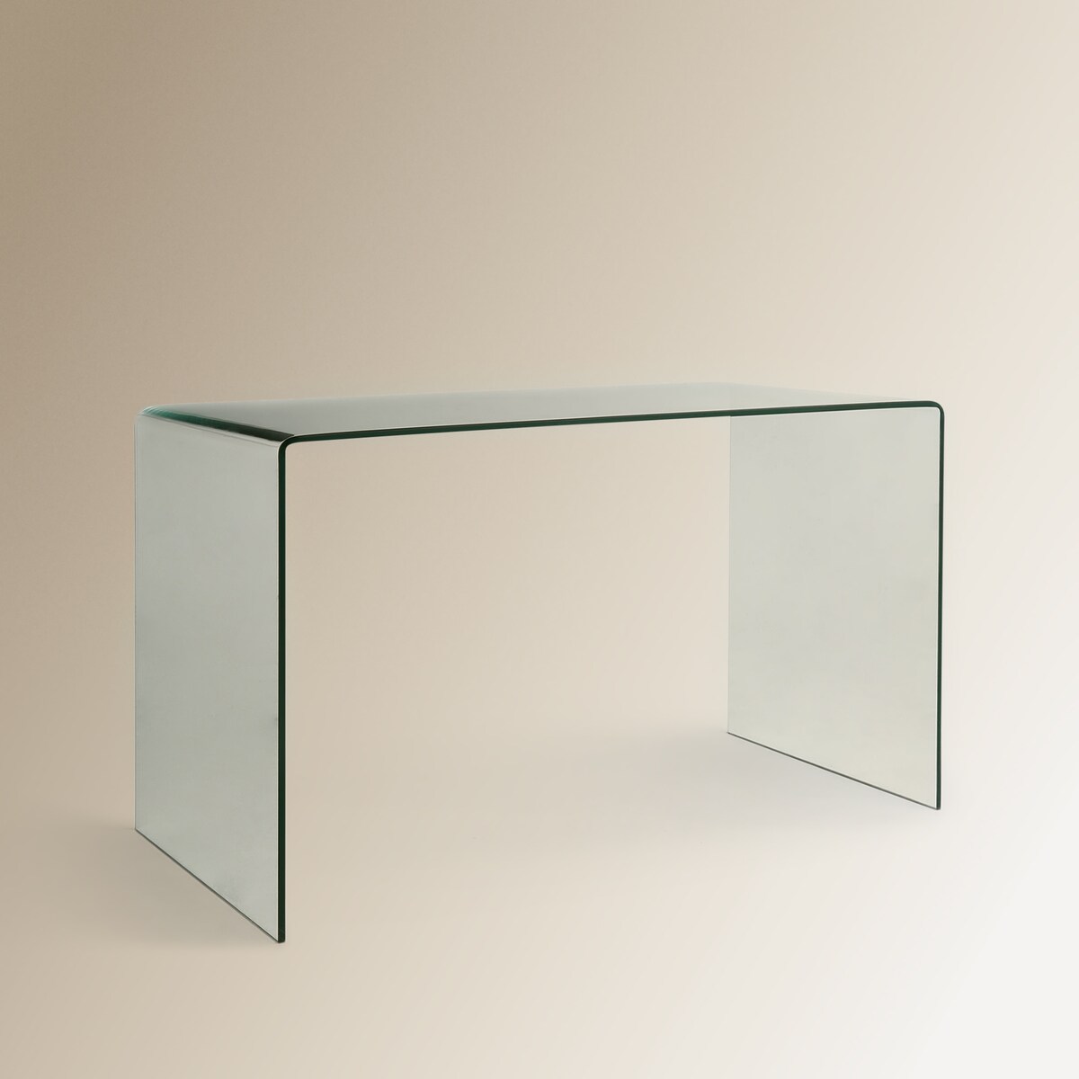 Mesa de escritorio de cristal Shiny El Corte Inglés Cristal-2