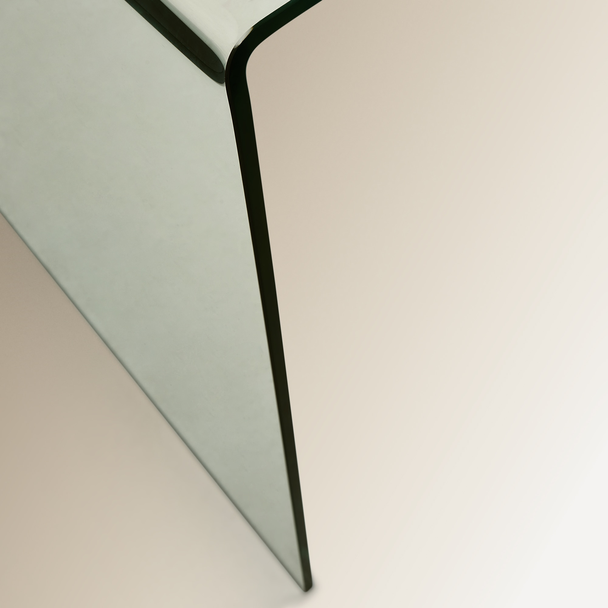 Mesa de Secretária de Vidro Shiny Transparente-5