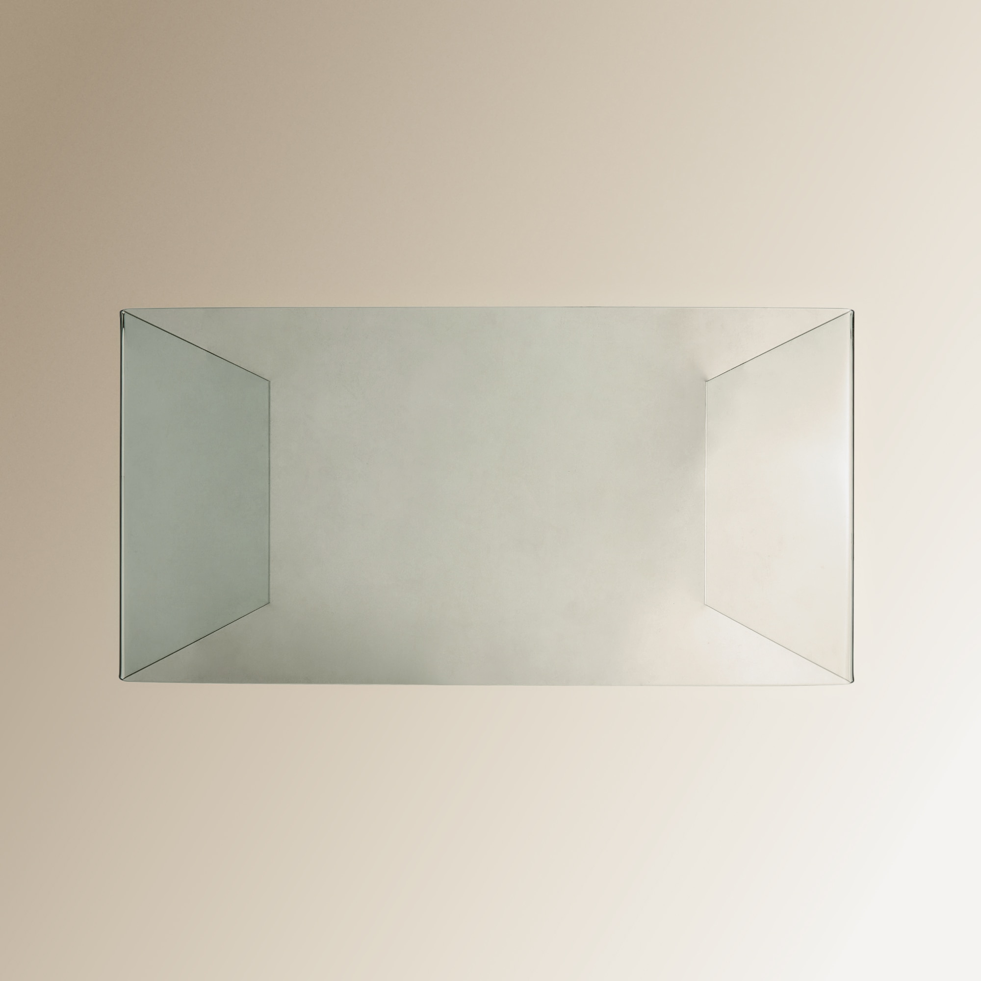 Mesa de Secretária de Vidro Shiny Transparente-6