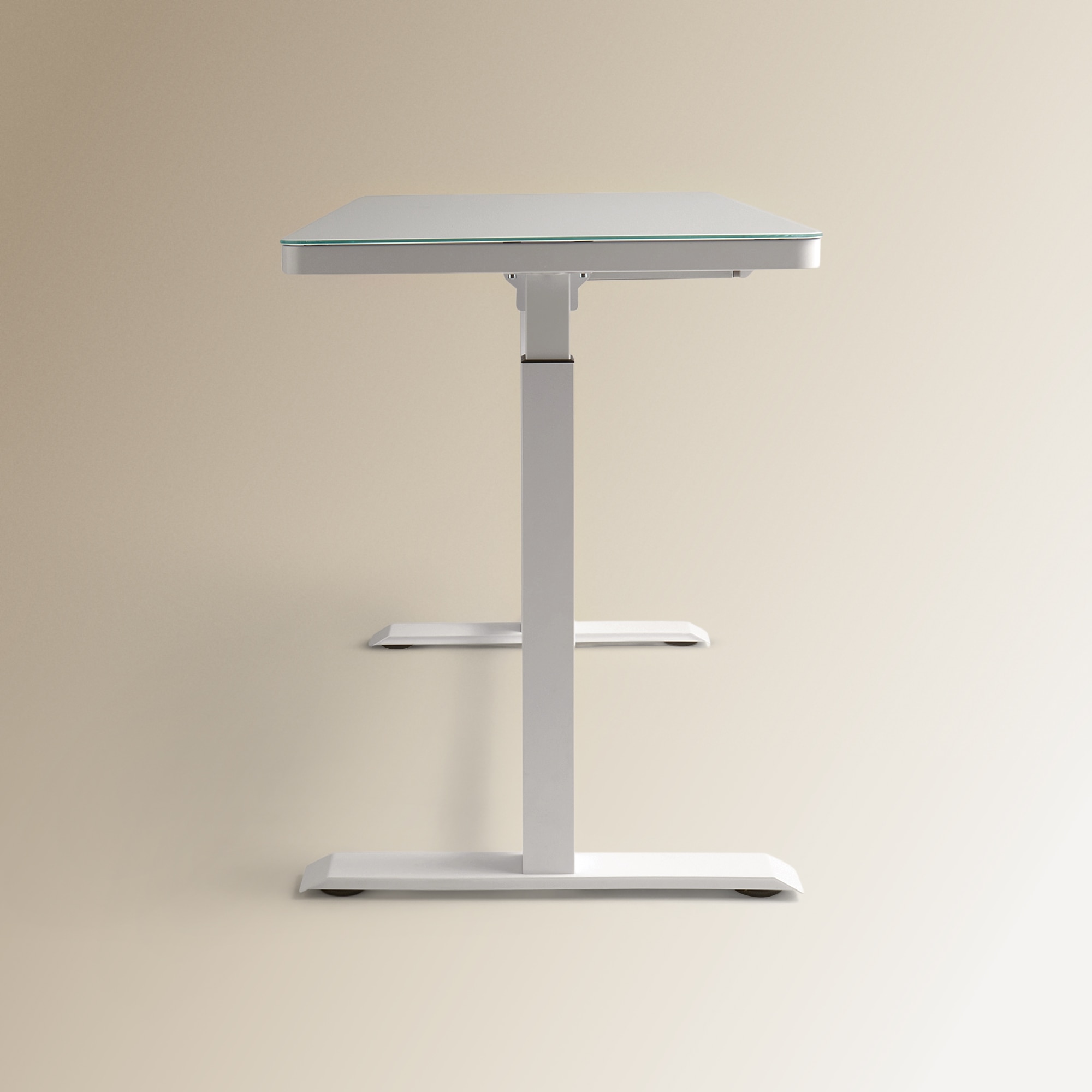 Secretária elevável eléctrica com USB Lift Branco-5