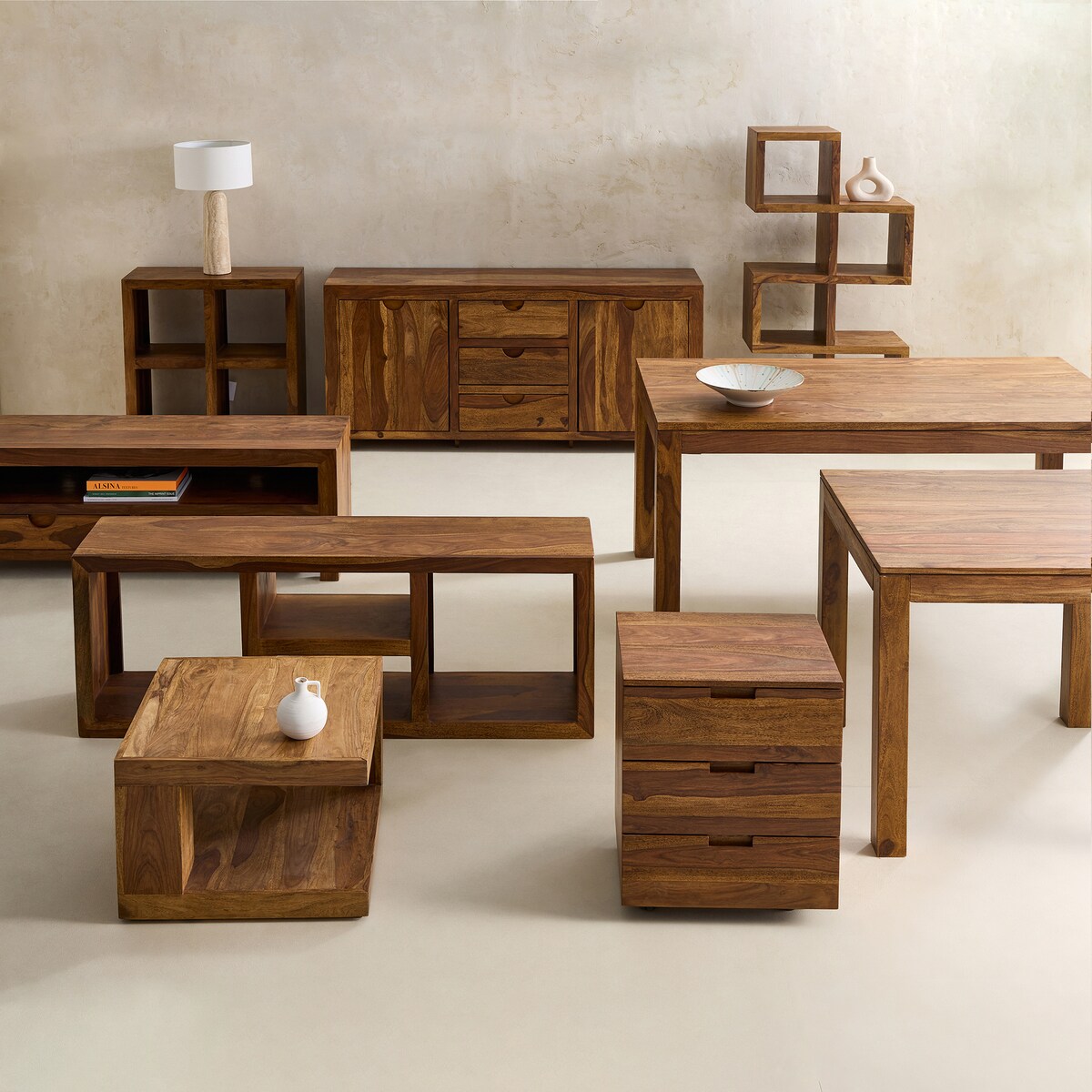 Móvel de TV de Pau-Rosa Bombay Natural-8