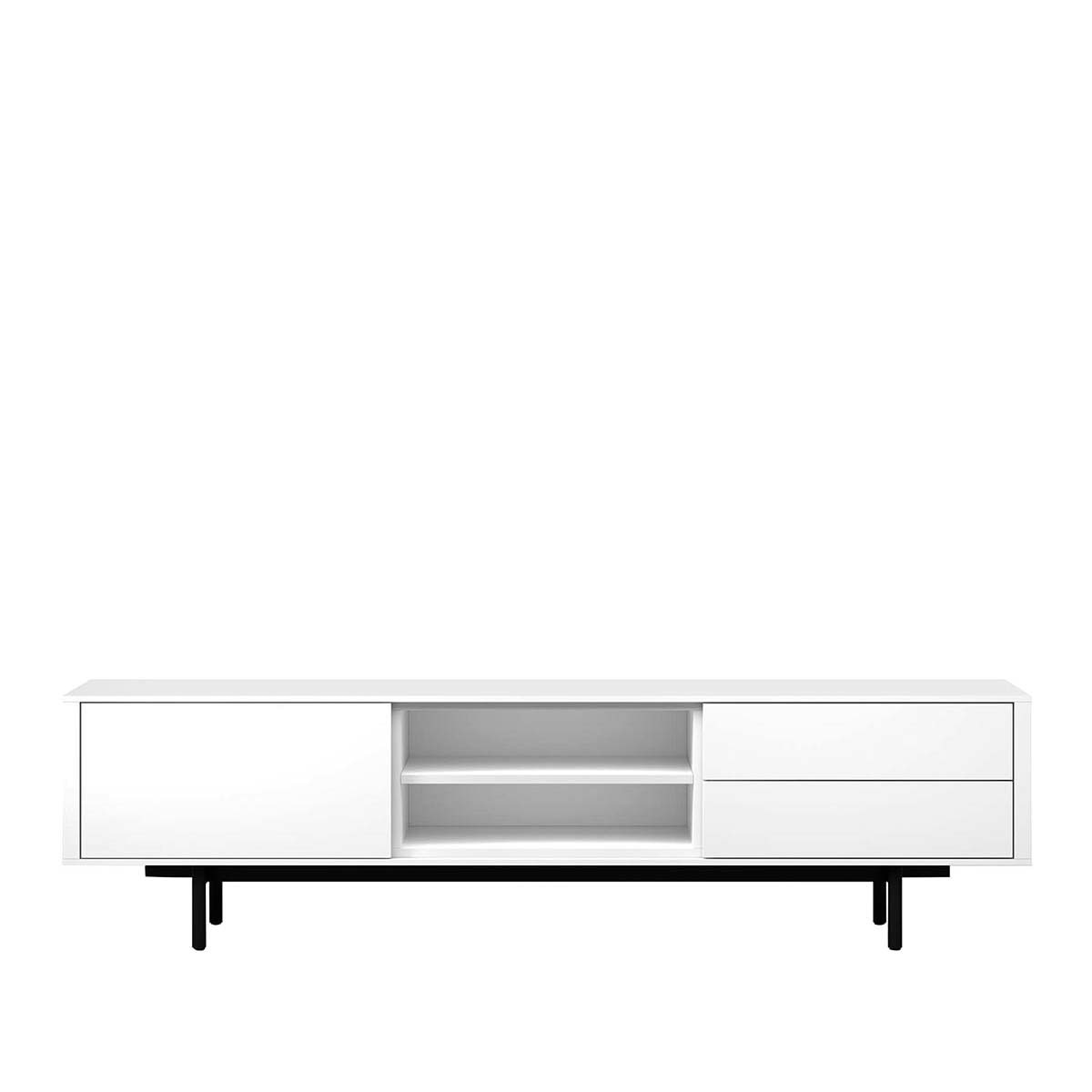 Mueble de TV 199, 5 cm Moss El Corte Inglés - Blanco Blanco-1