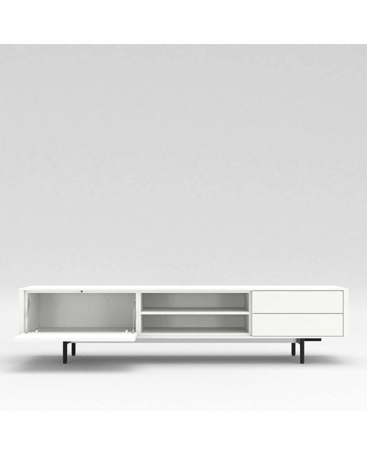 Mueble de TV 231,5 cm Moss El Corte Inglés - Blanco Blanco-2