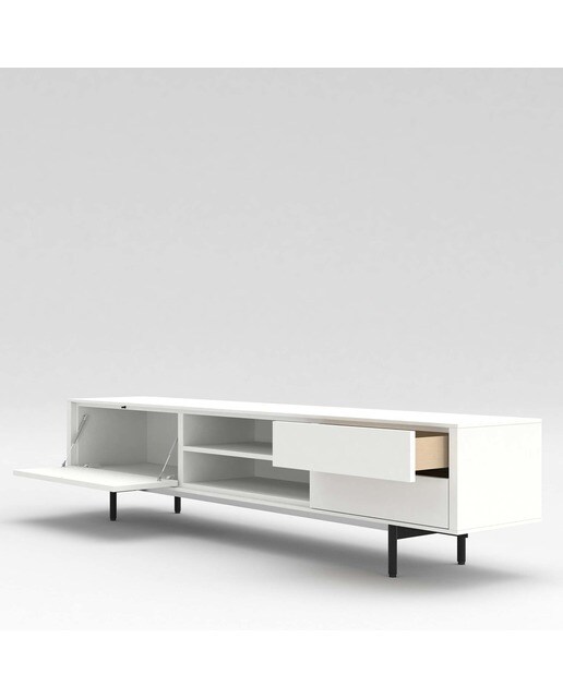 Mueble de TV 231,5 cm Moss El Corte Inglés - Blanco Blanco-4