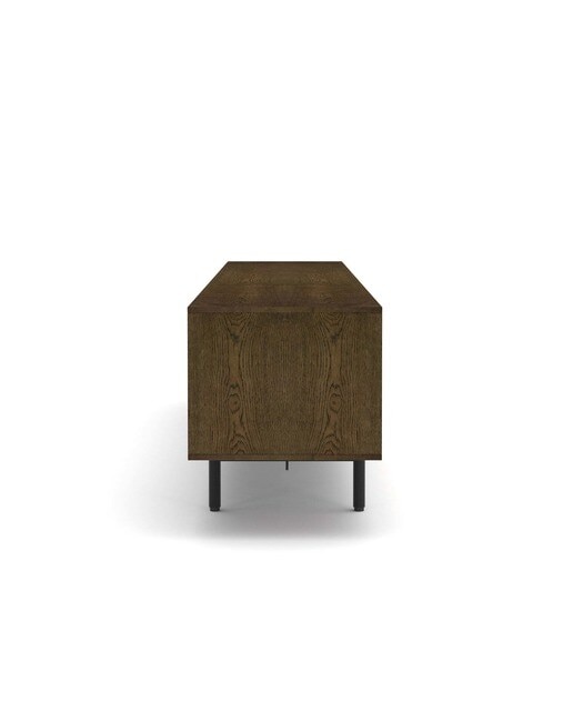 Móvel de TV Moss de Carvalho - 231,5 cm Carvalho Fumo / Rola-5