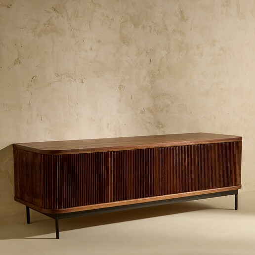 Mueble de TV de madera de mango Curve Room - El Corte Inglés