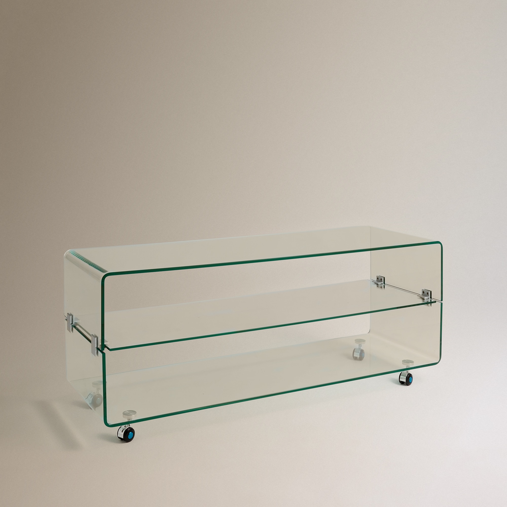 Móvel de TV de Cristal Shiny Transparente-2