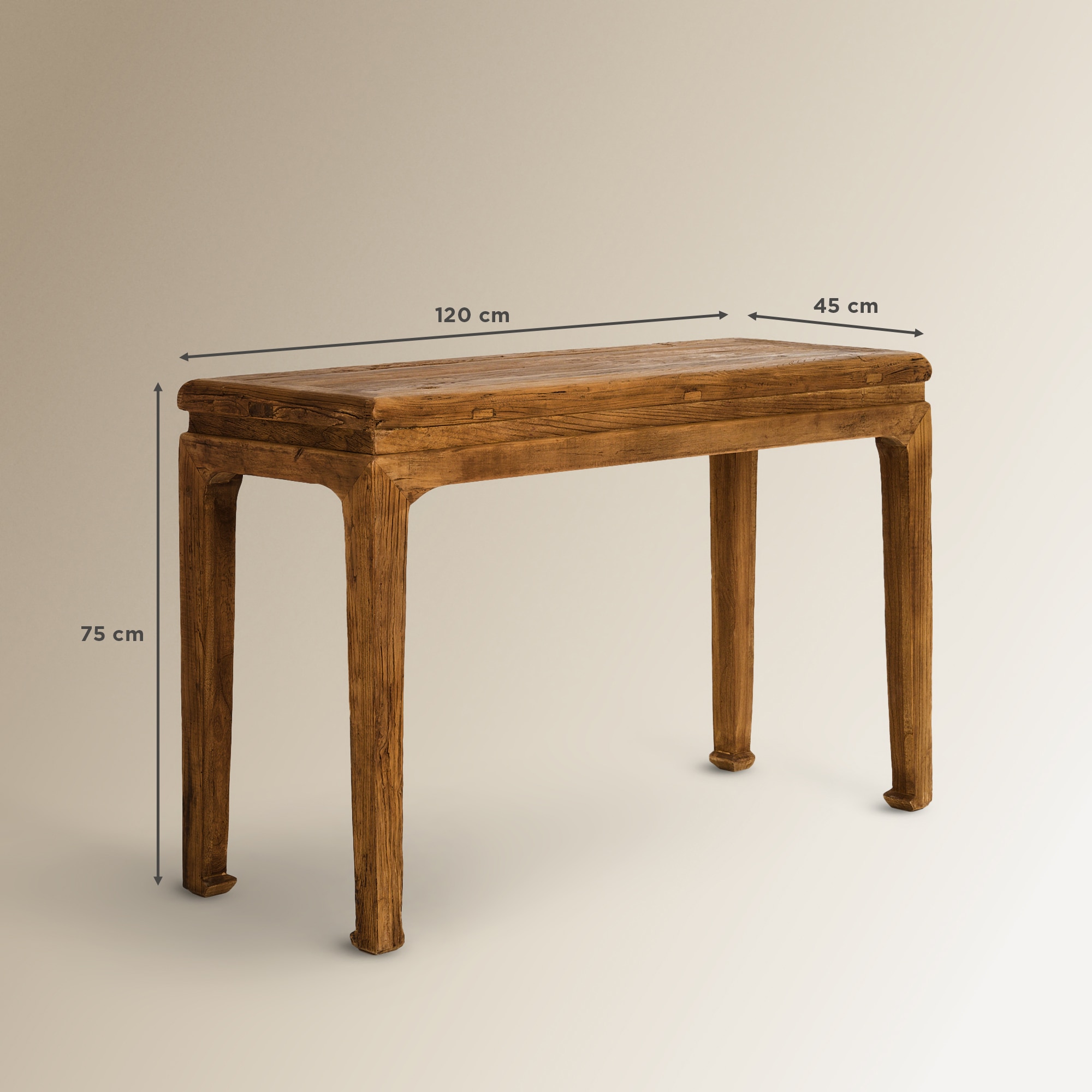 Consola de Olmo Maciço Opium Olmo-11