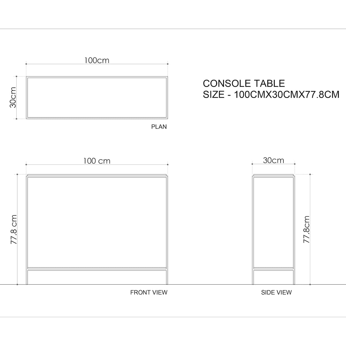 Consola de acero y mármol Logan El Corte Inglés Blanco-6