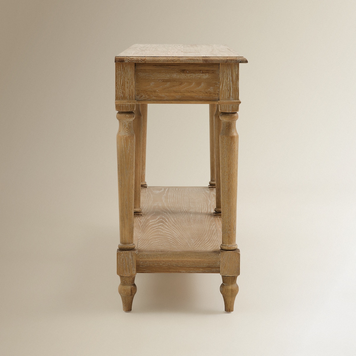 Consola de Madeira de Carvalho Provenza Natural-4