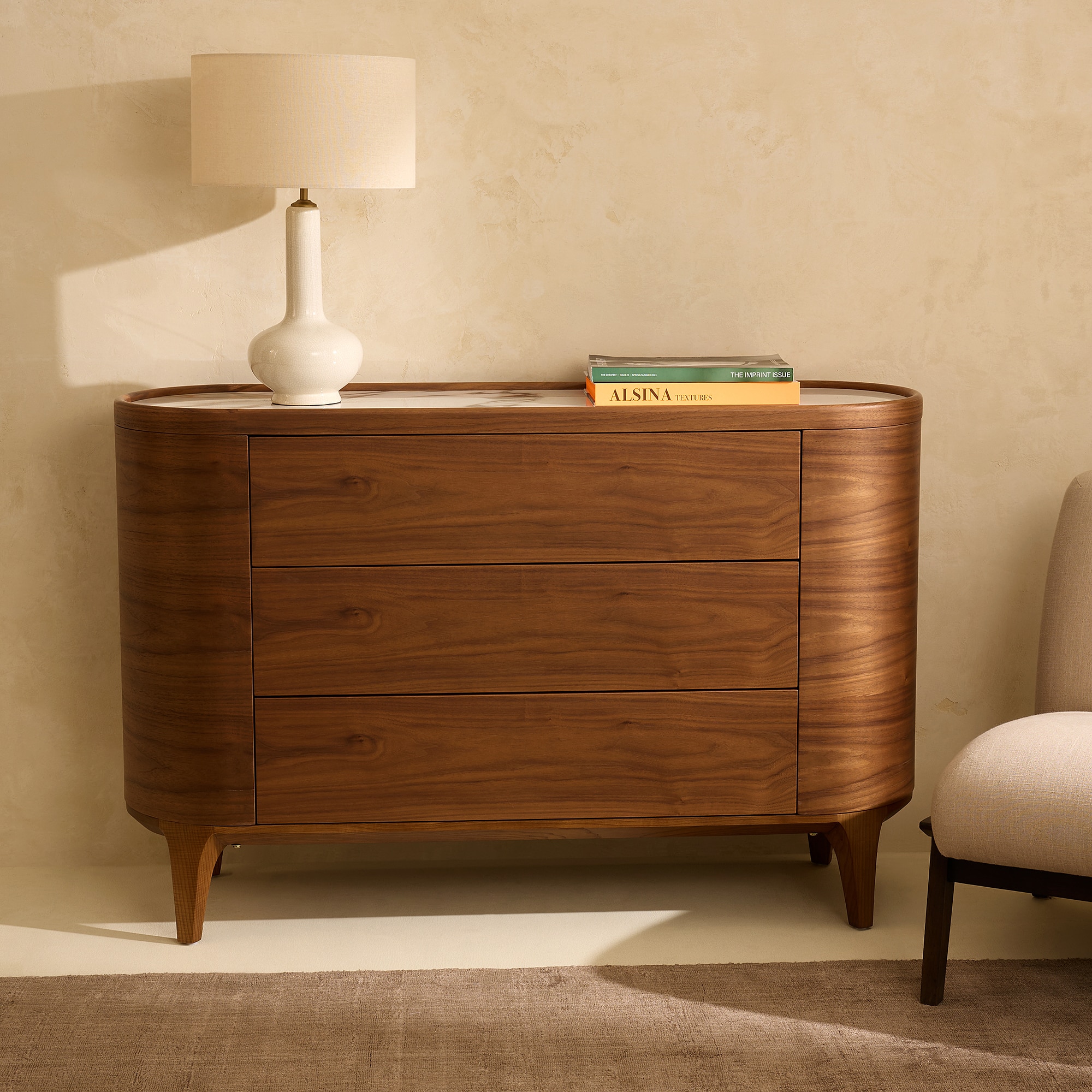 Imagem 0 de Consola de Madeira de Nogueira Adami