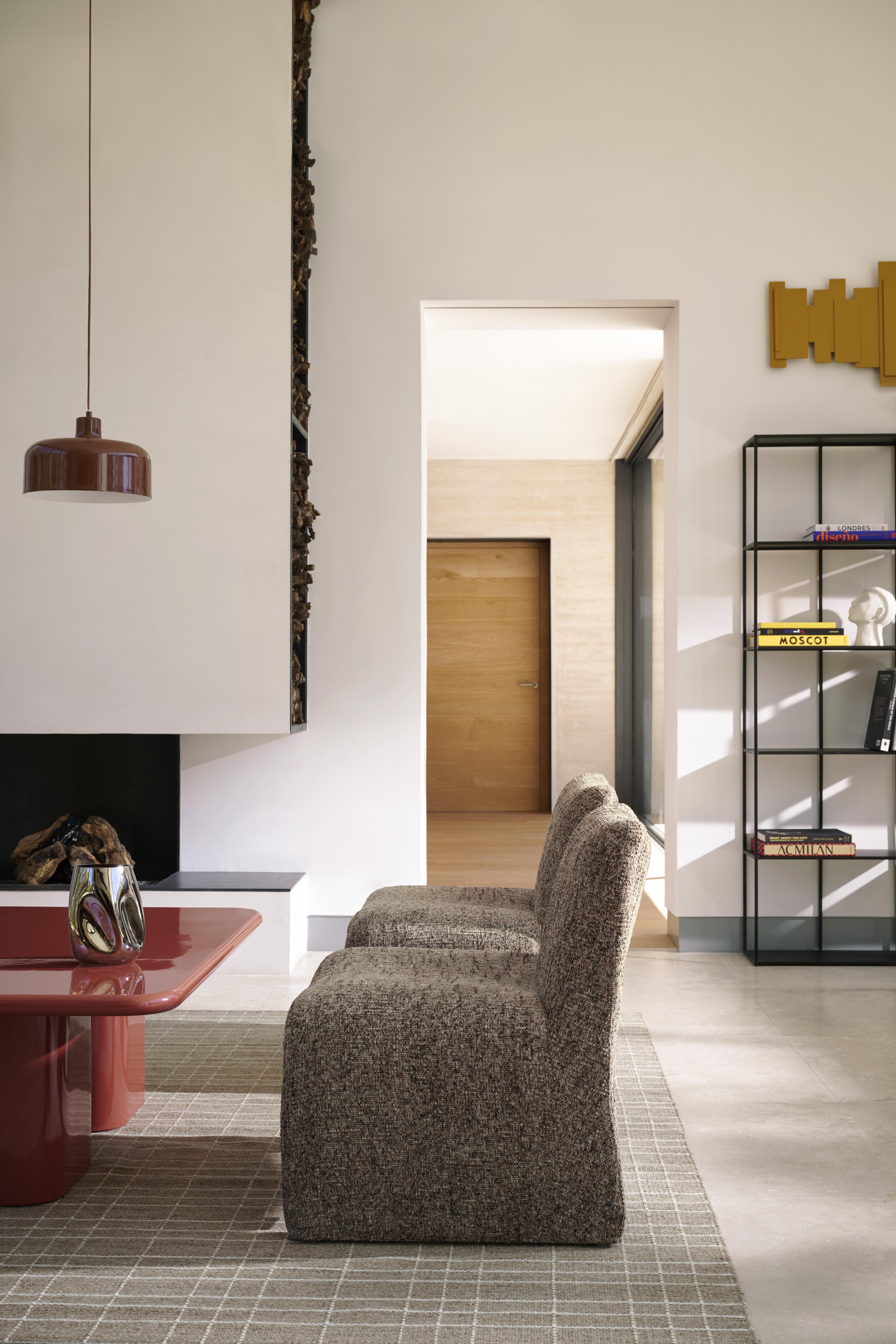 Estantería de hierro Murray - Negro Negro-6