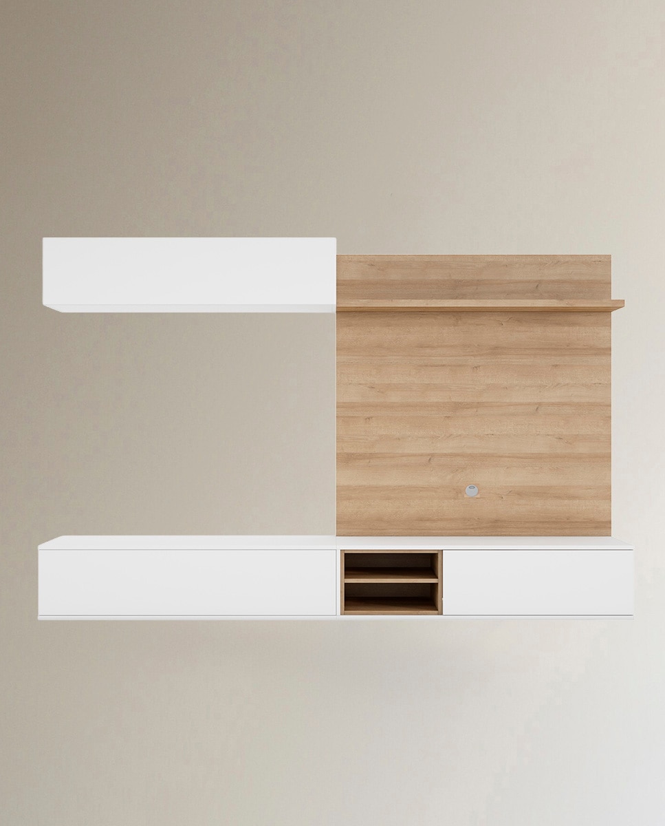 Imagen 0 de Mueble de salón Home 9 El Corte Inglés Blanco / Canela