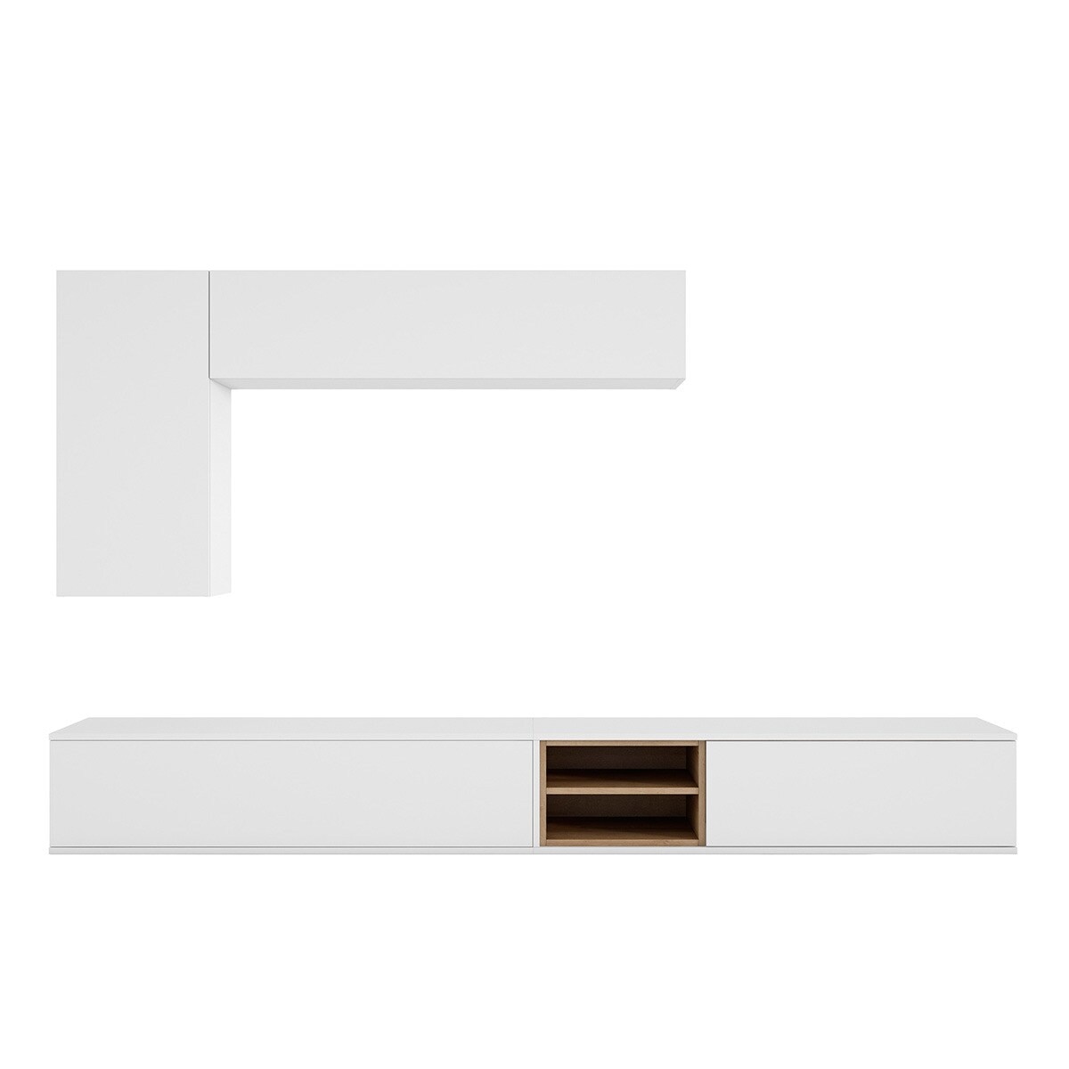 Mueble de salón Home 13 El Corte Inglés - Blanco / Canela Blanco / Canela-2
