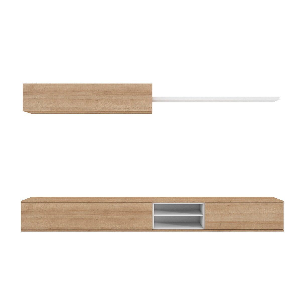 Mueble de salón Home 16 El Corte Inglés - Canela / Blanco Canela / Blanco-2