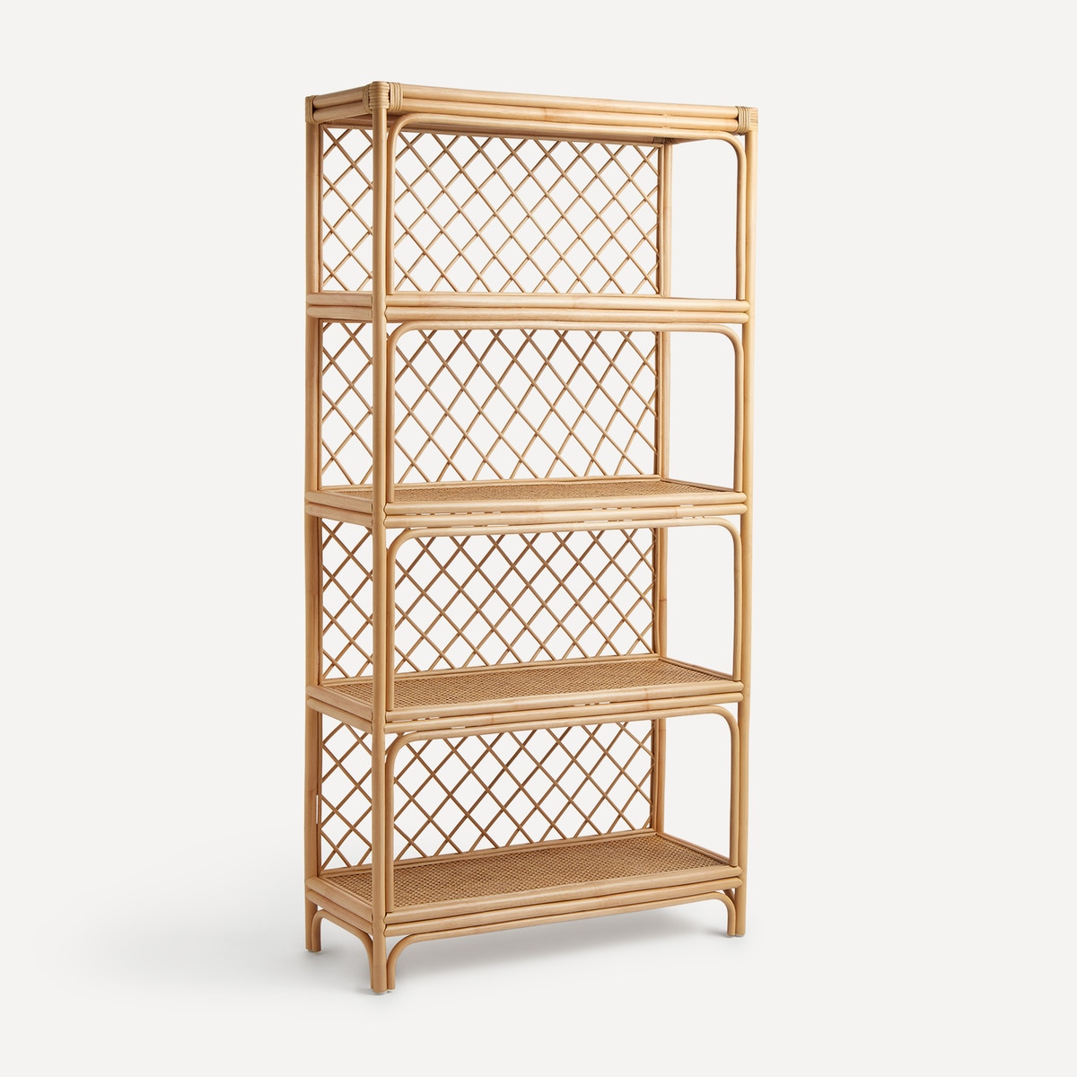 Estante de Rotim Ariel Natural-1