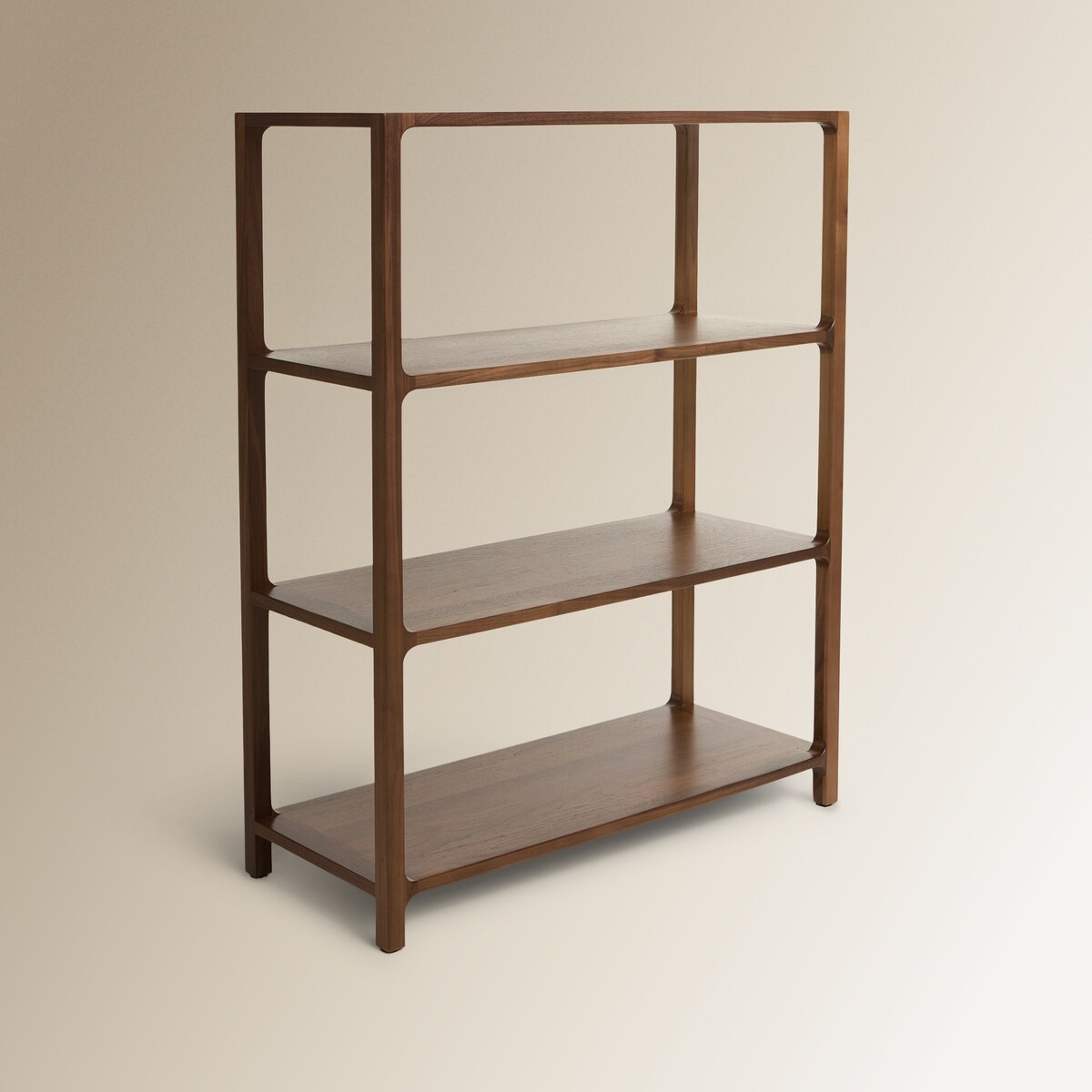 Estante Alta de Madeira de Nogueira Paul Nogueira-2