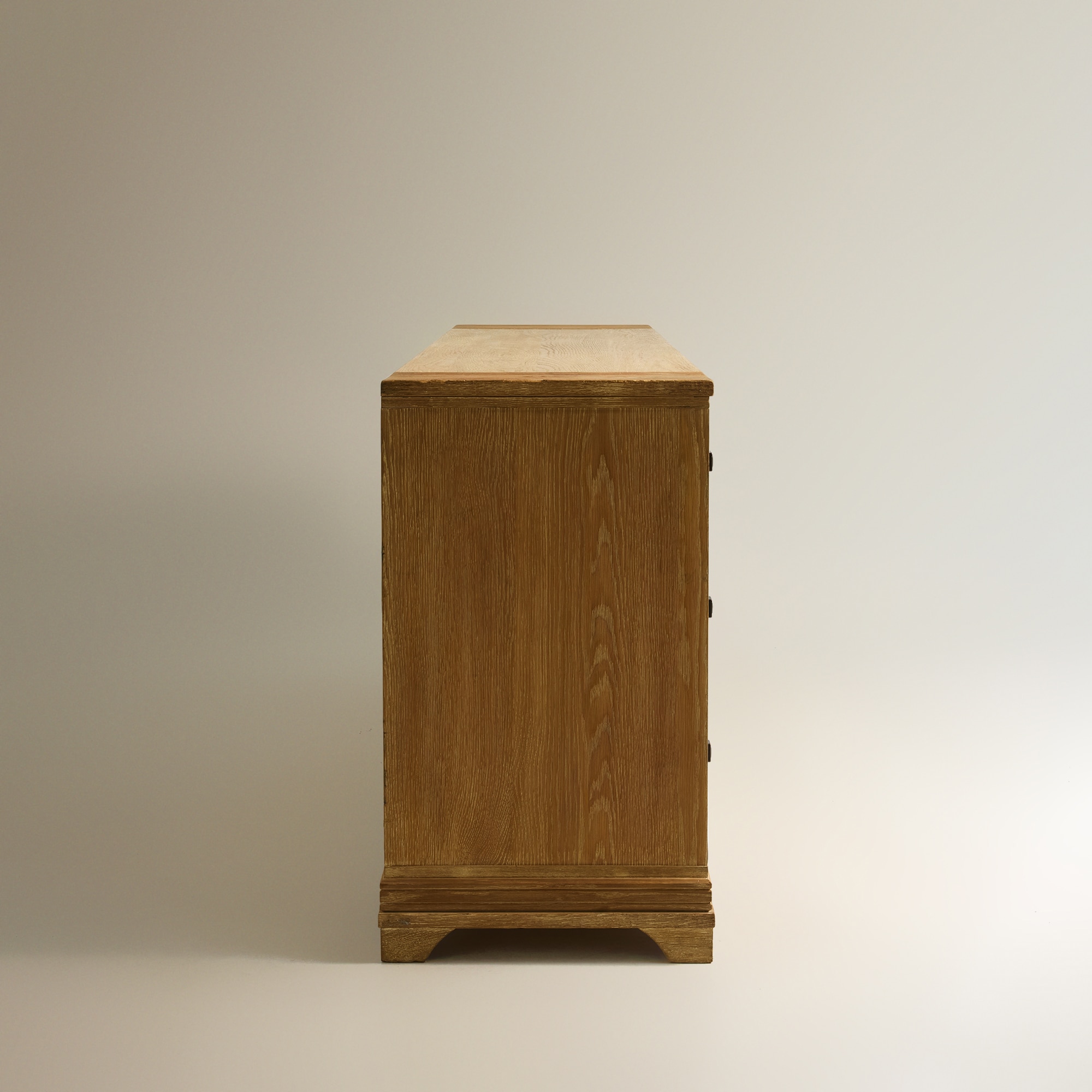 Aparador de madera de roble con 2 puertas y 6 cajones Vintage El Corte Inglés - Roble Roble-4