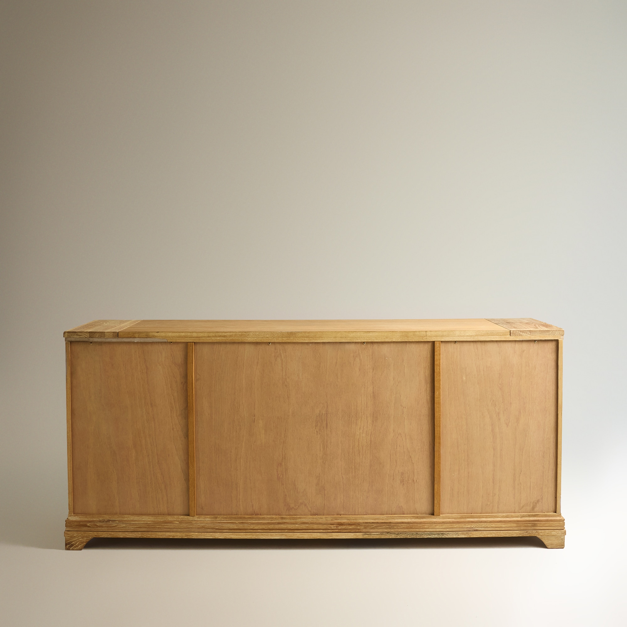 Aparador de madera de roble con 2 puertas y 6 cajones Vintage El Corte Inglés - Roble Roble-5