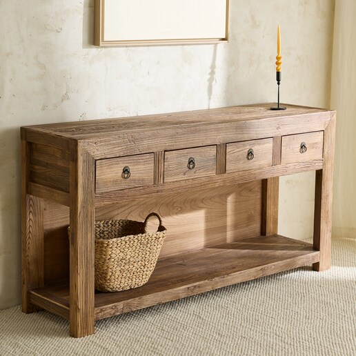 Mueble de madera de olmo reciclado con 4 cajones Opium El Corte Inglés
