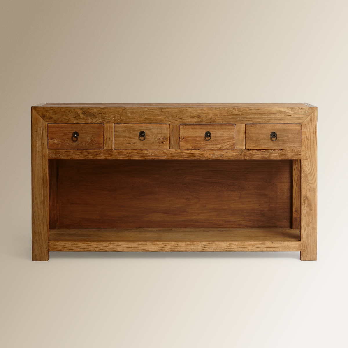 Móvel de Olmo Reciclado com 4 Gavetas Opium Natural-2