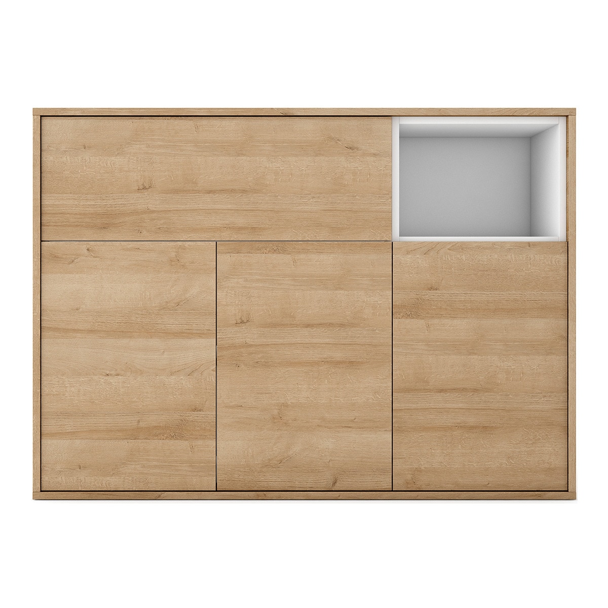 Aparador 135 cm Home Canela/Branco-1