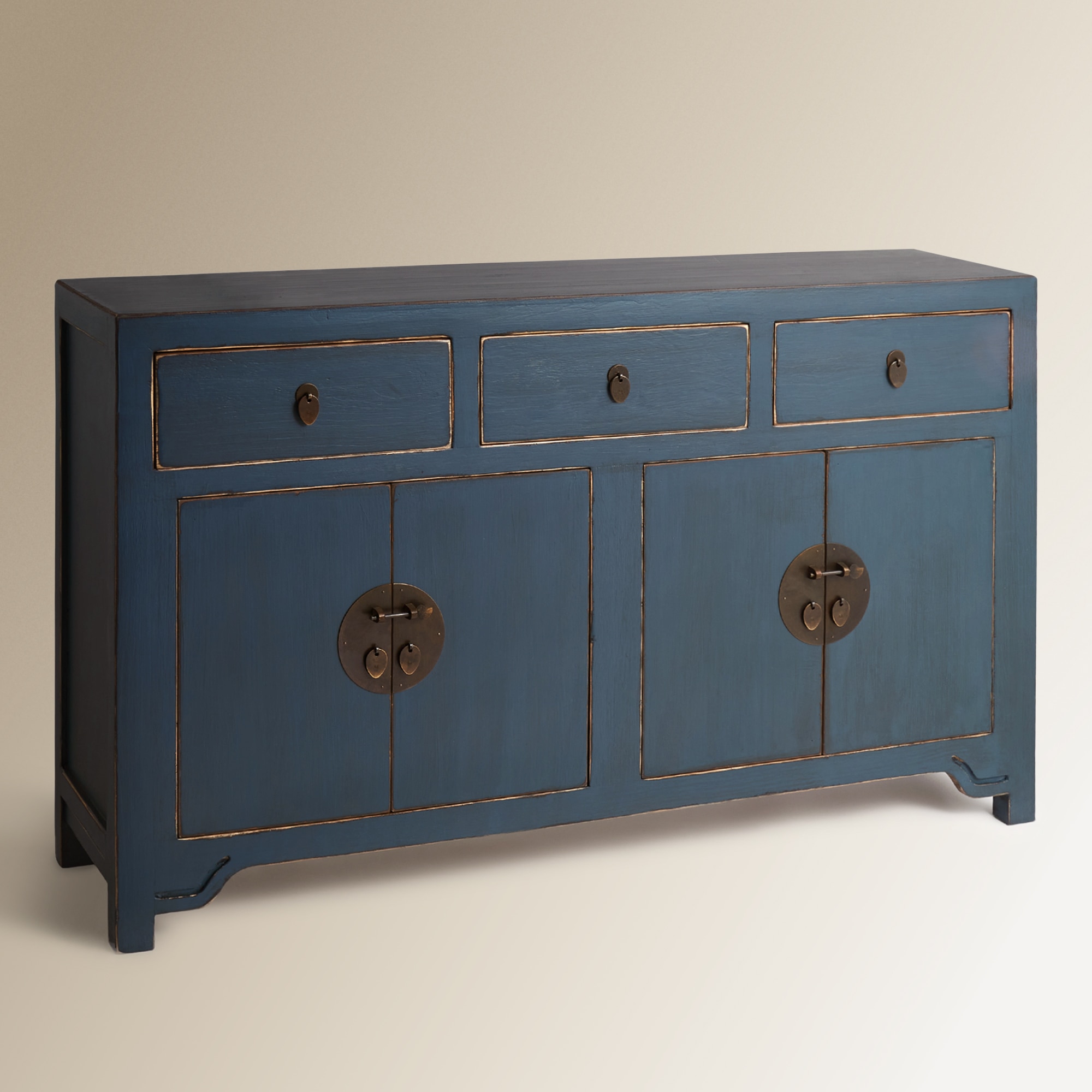 Aparador de Pinho Pekín Azul-2