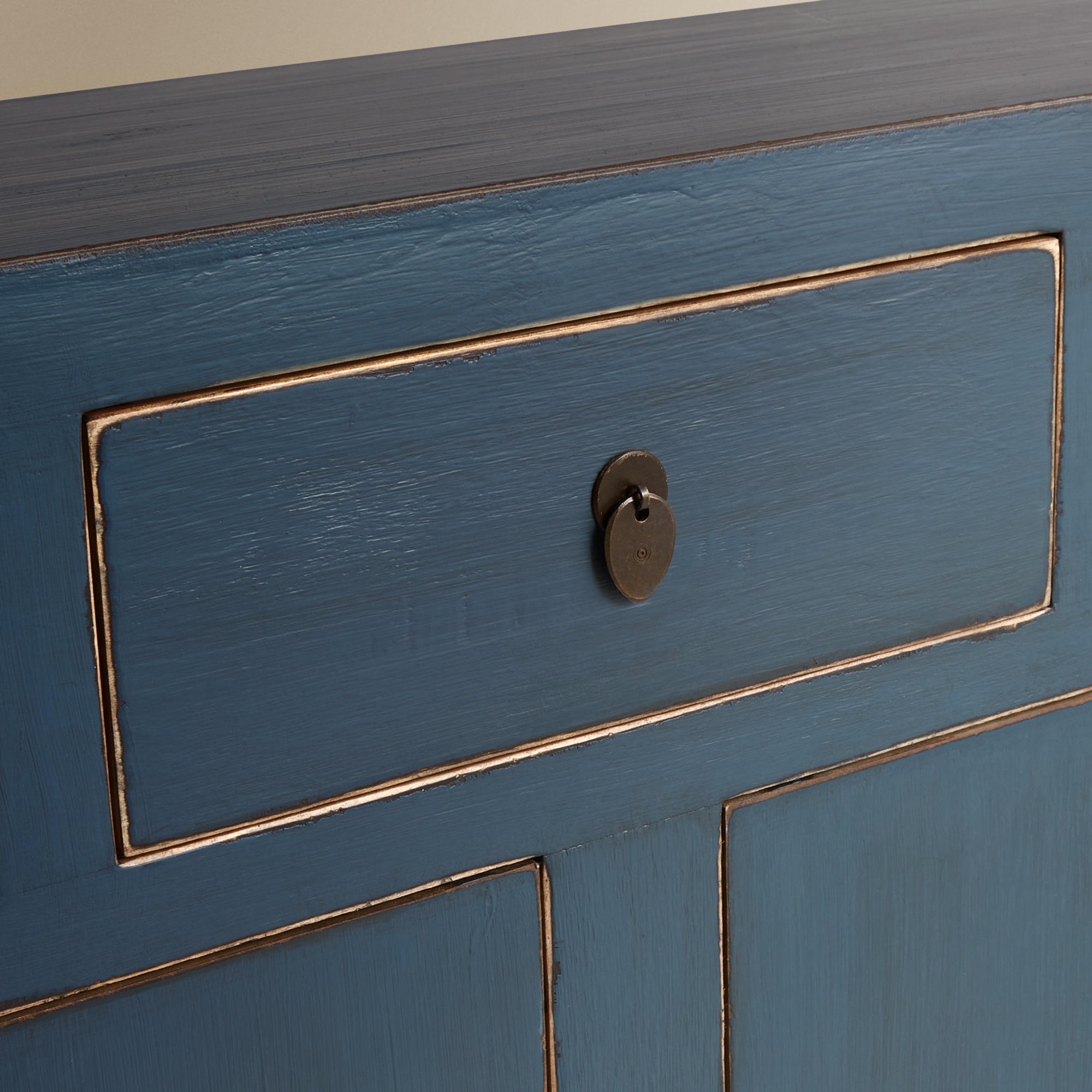 Aparador de Pinho Pekín Azul-5