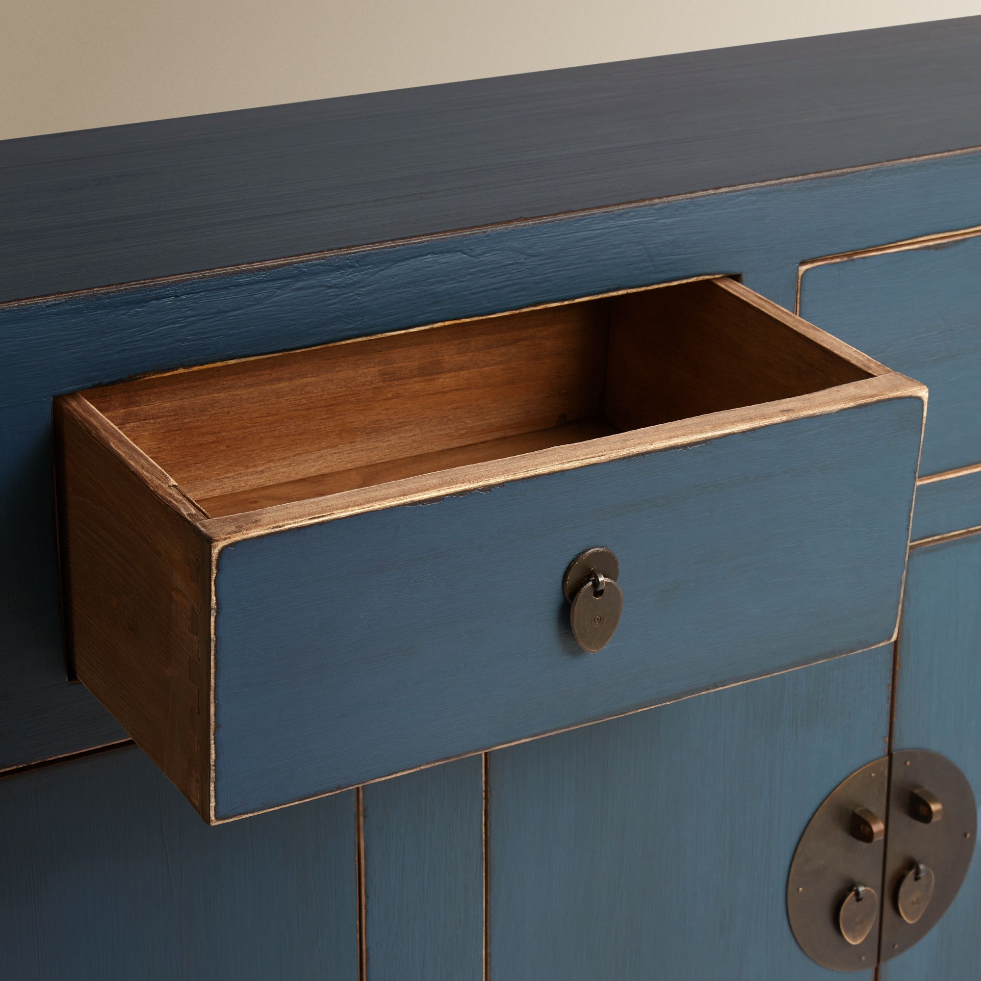 Aparador de Pinho Pekín Azul-6