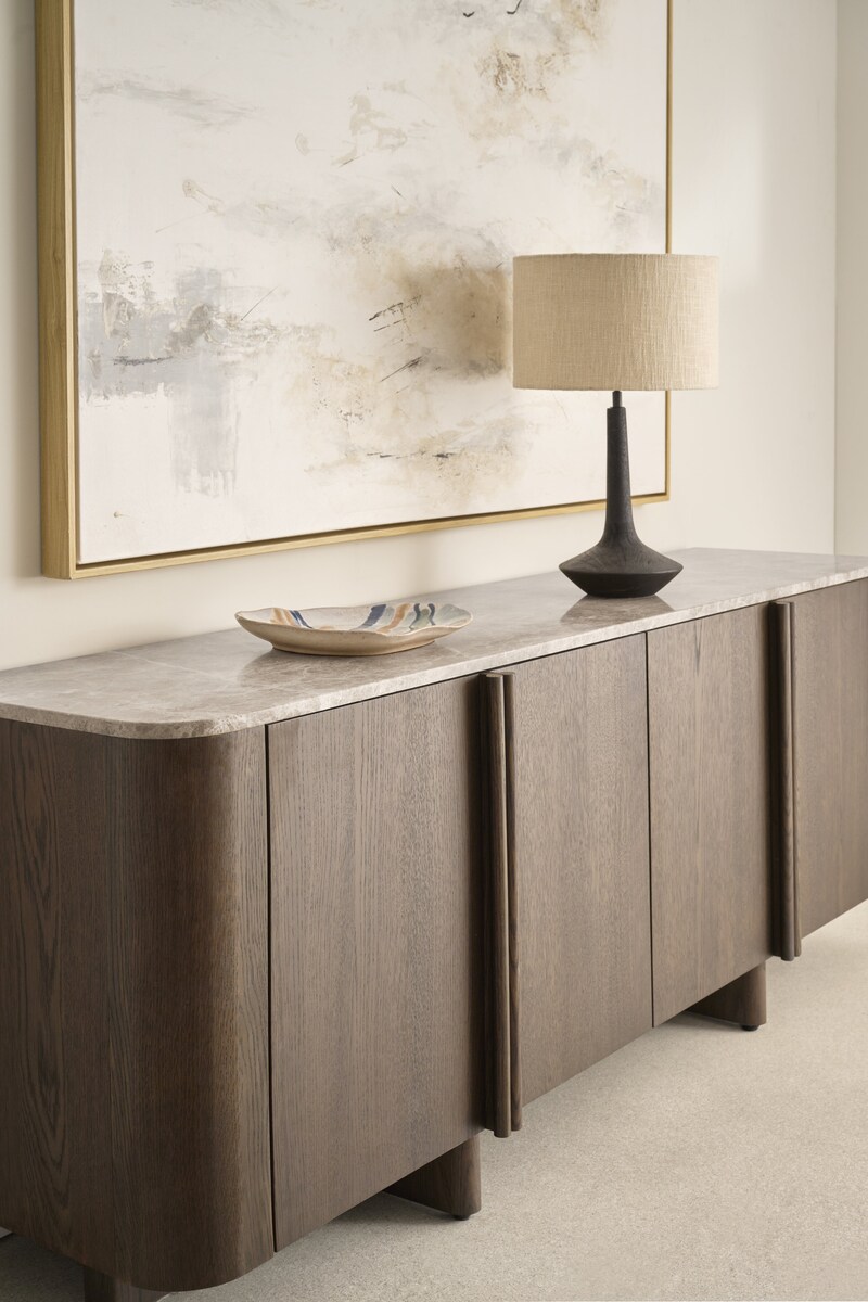 Aparador de Madeira de Carvalho Liam Natural-8