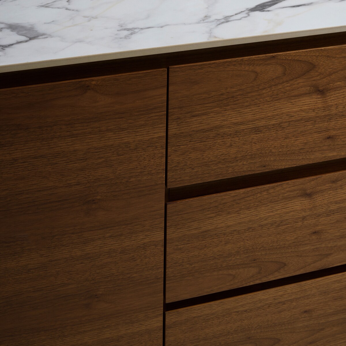 Aparador Adami Nogueira / Branco-7